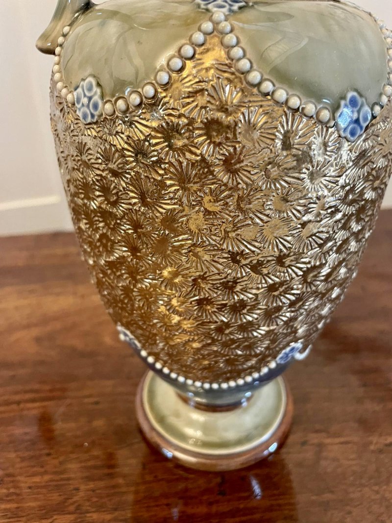 Antique Victorian Quality Doulton Lambeth Jug - Image 8